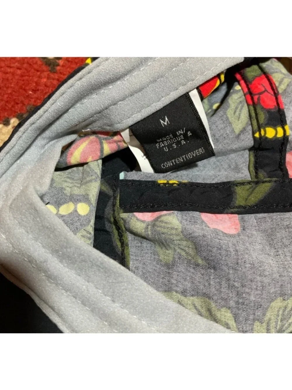 Patagonia Vintage RARE Duckbill Hawaiian 🌺 Floral Hat Unisex 90s Beach Surf